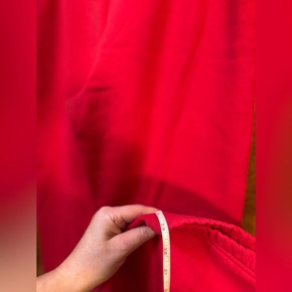Retro Vibrant Red Sweatpants - Picture 3 of 6